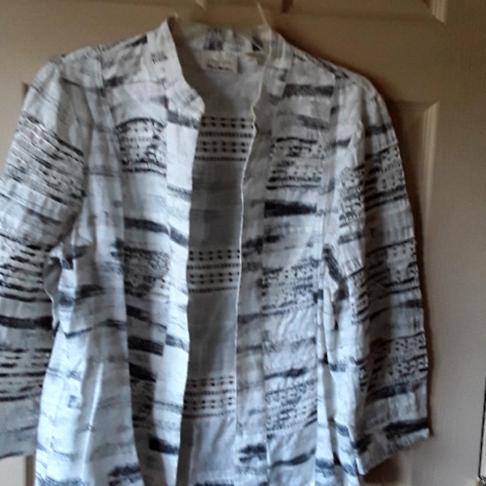 Chico's Open Weave Jacket